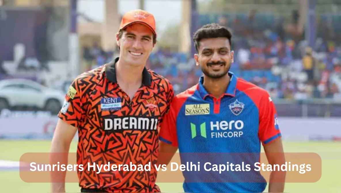 sunrisers hyderabad vs delhi capitals standings